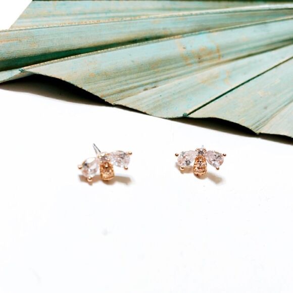 Bees stud earrings #998 - Picture 1 of 5
